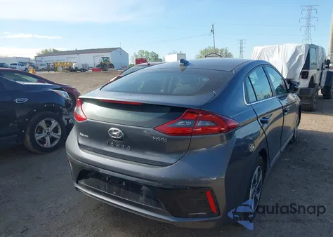 2017 Hyundai Ioniq Hybrid Sel из США, поврежденный, VIN KMHC75LC5HU035029